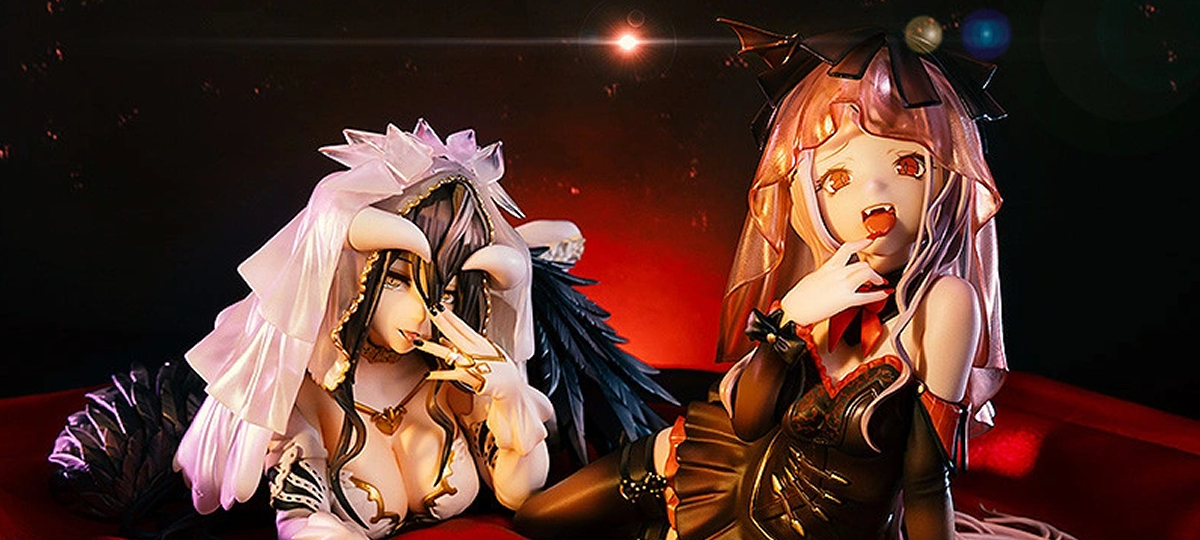 Figurine Overlord - Albedo et Shalltear Bloodfallen - Ver. Bride - 1/7 - KDColle - Kadokawa