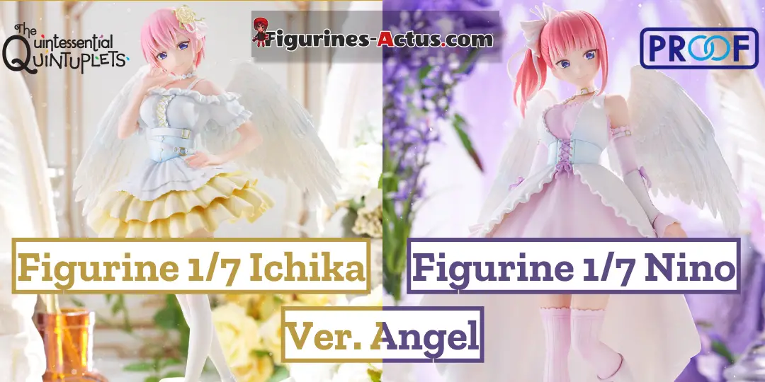 Figurine The Quintessential Quintuplets - Nino et Ichika Nakano - Ver. Angel - PROOF Couv A