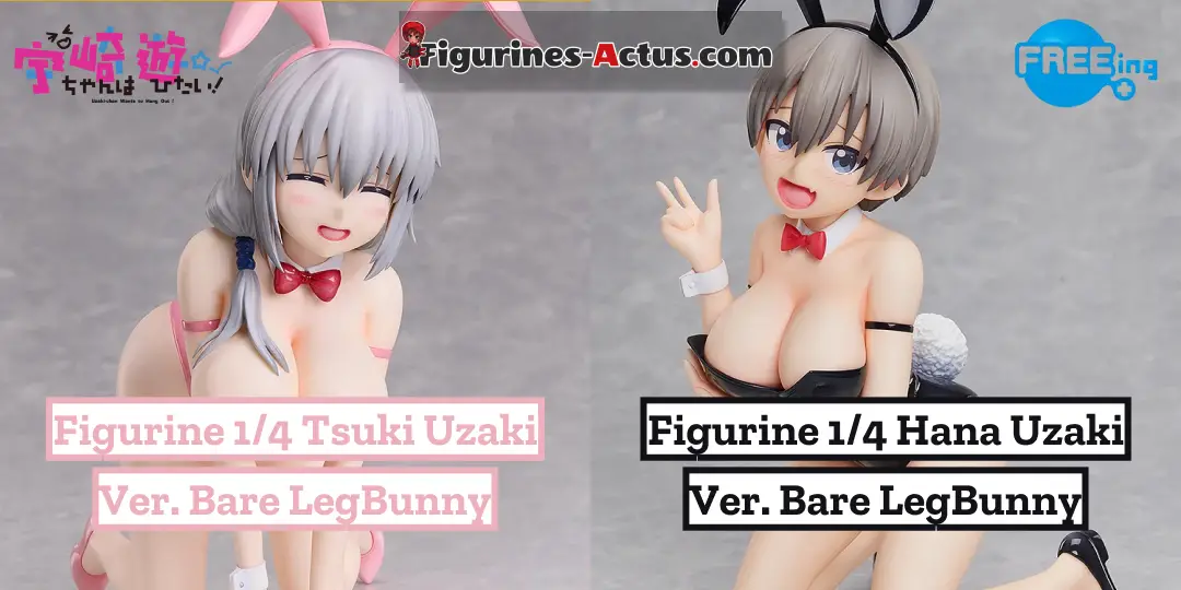 Figurine Uzaki-chan wa Asobitai! - Hana et Tsuki Uzaki - Ver. Bare leg Bunny - B-Style - FREEing