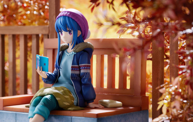 Figurine Yuru Camp - Rin Shima - Ver. Foot Bath - AmiAmi